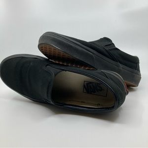 Classic Black Vans Asher Slip Ons